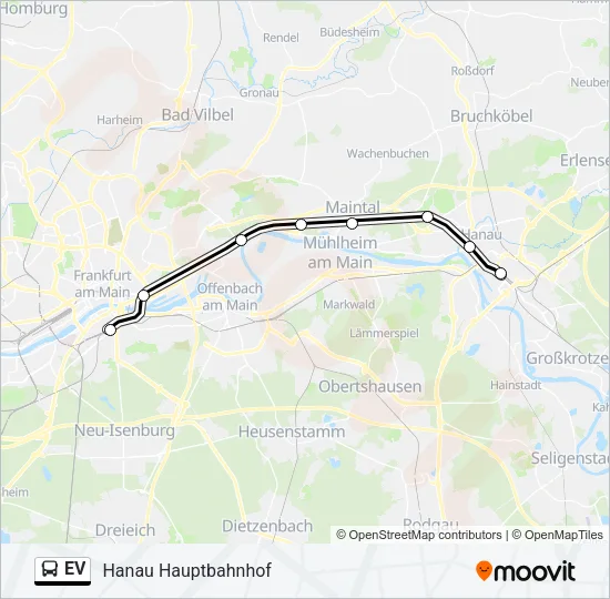 EV Bus Line Map