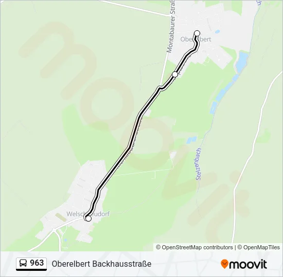 963 Bus Line Map