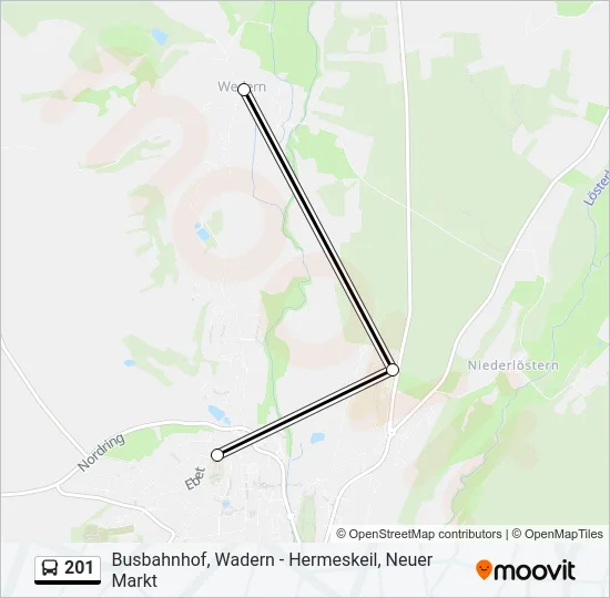 201  Line Map