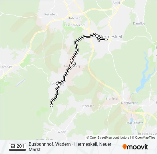 201  Line Map