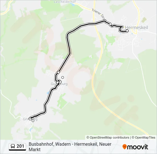 201  Line Map