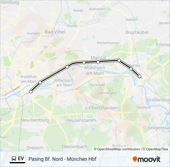 EV Bus Line Map