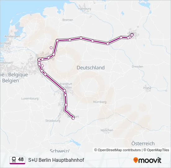 48 Train Line Map