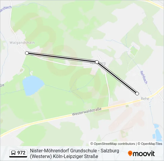 972 Bus Line Map