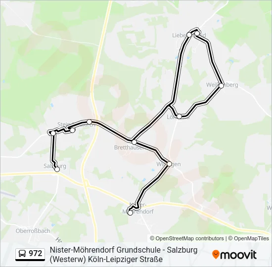 972 Bus Line Map