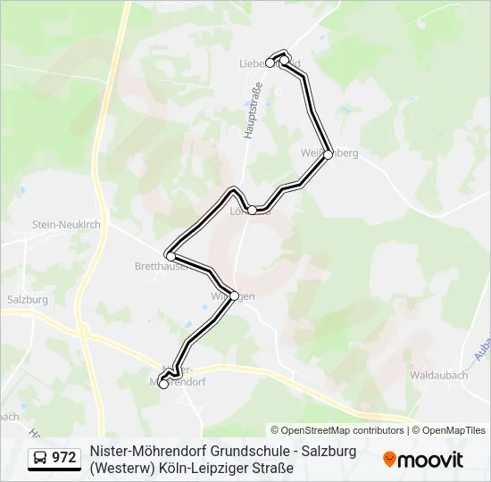 972 Bus Line Map