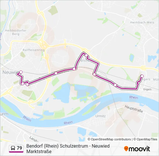 79 Bus Line Map