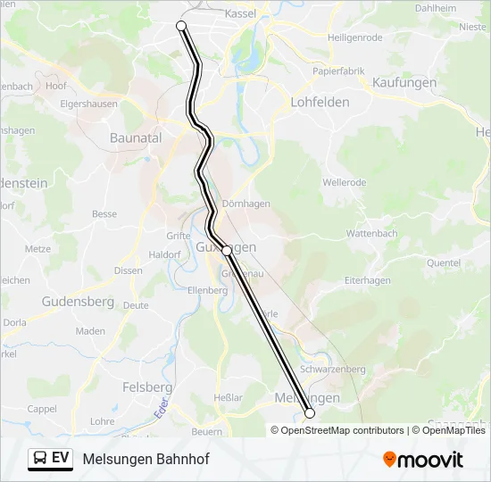 EV Bus Line Map