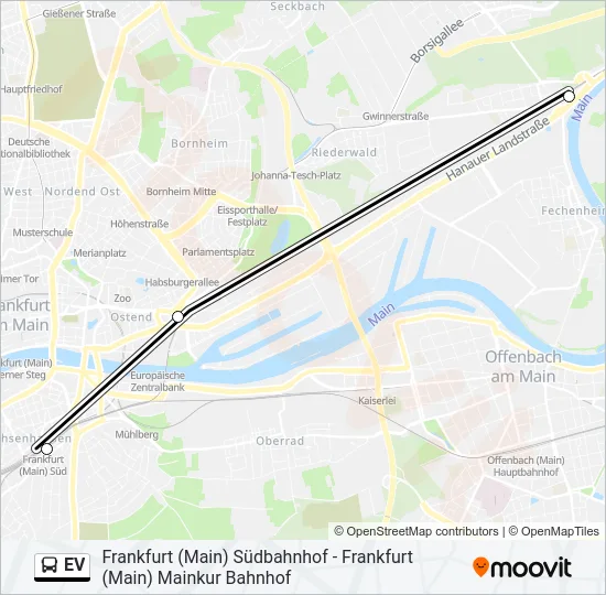 EV Bus Line Map