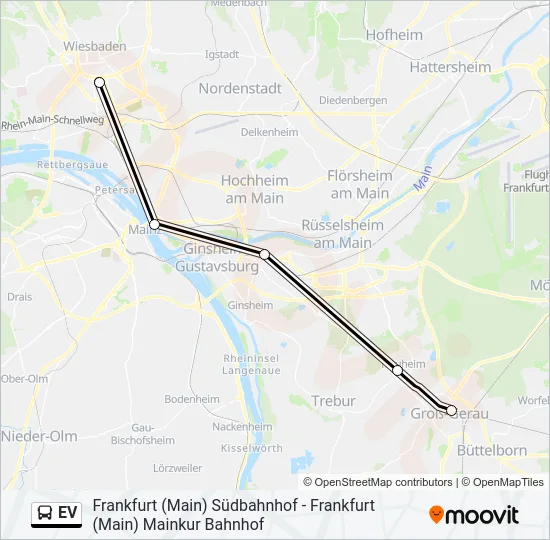 EV Bus Line Map