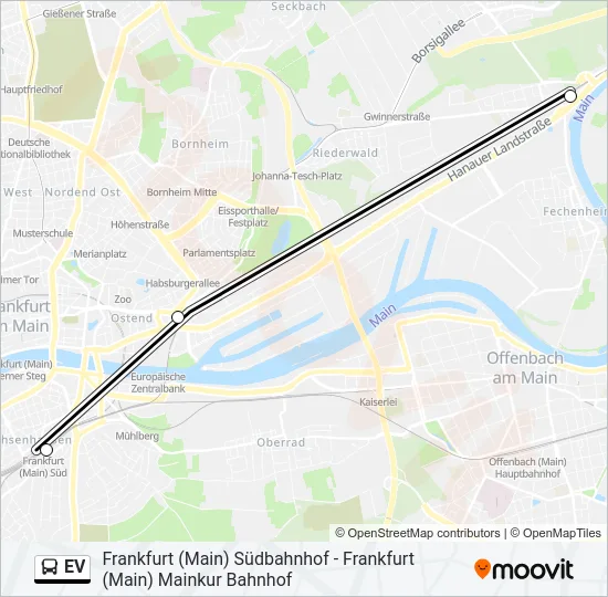 EV Bus Line Map
