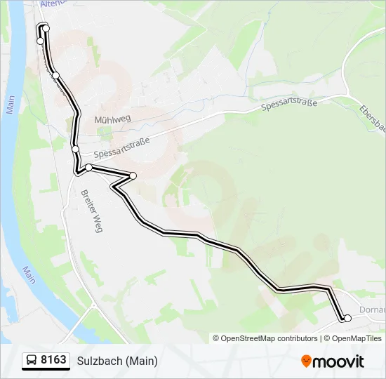 8163 Bus Line Map
