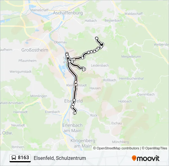 8163 Bus Line Map