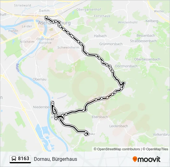 8163 Bus Line Map