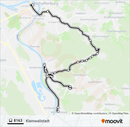 8163 Bus Line Map