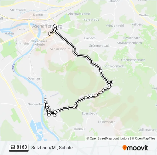 8163 Bus Line Map