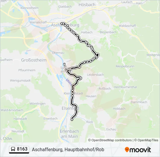 8163 Bus Line Map