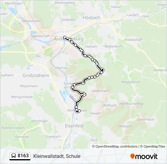 8163 Bus Line Map