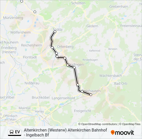 EV Bus Line Map