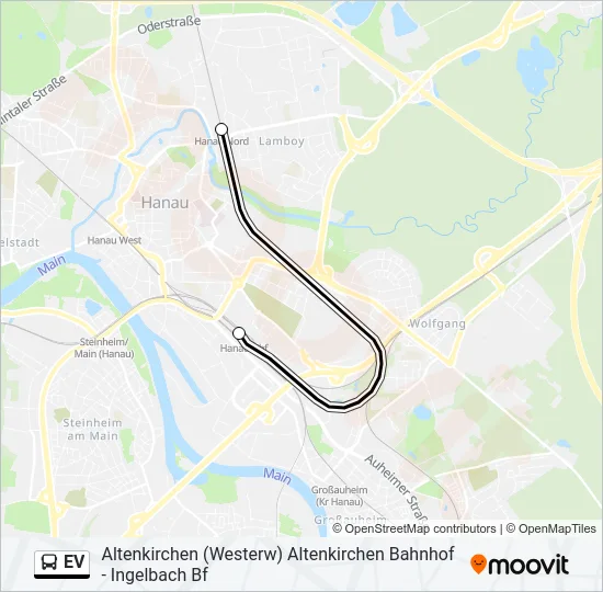 EV Bus Line Map