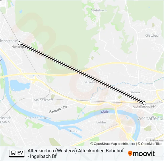 EV Bus Line Map