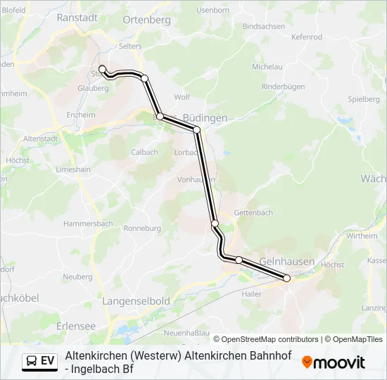 EV Bus Line Map
