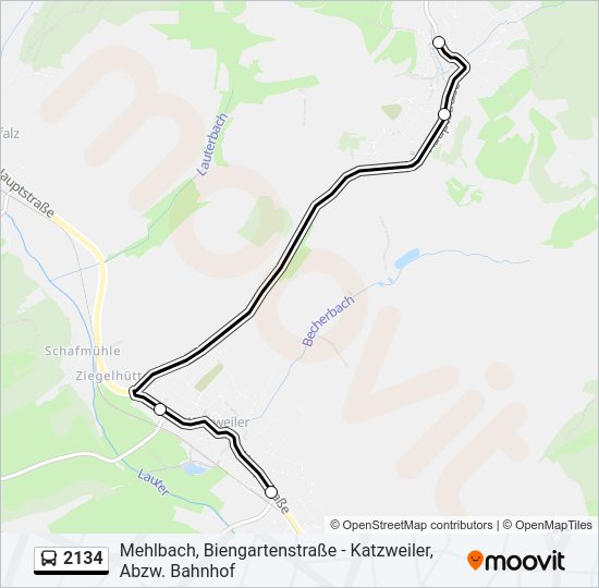  2134: карта маршрута