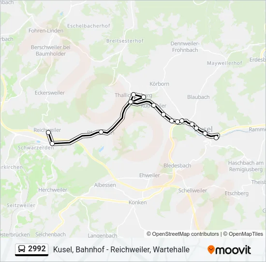 2992  Line Map