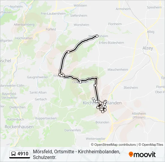 4910  Line Map