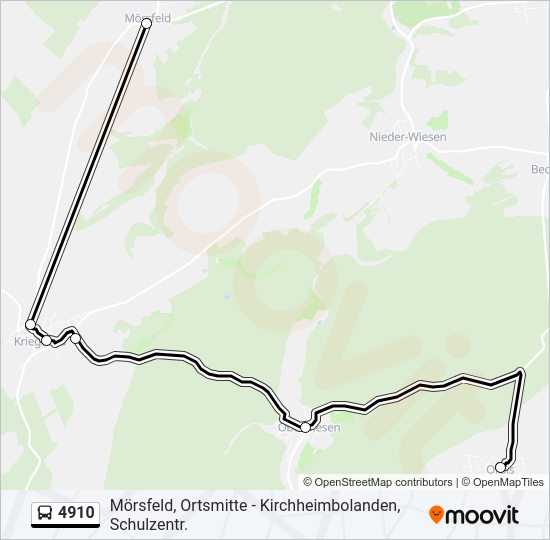  4910: карта маршрута