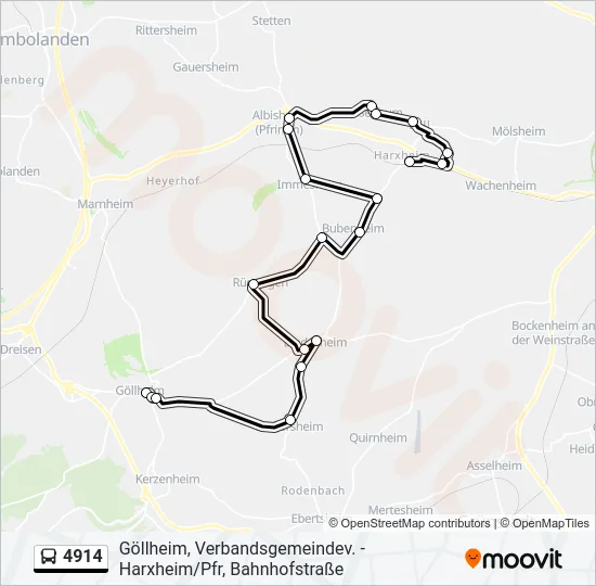 4914  Line Map