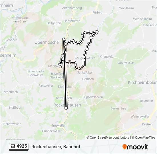 4925  Line Map