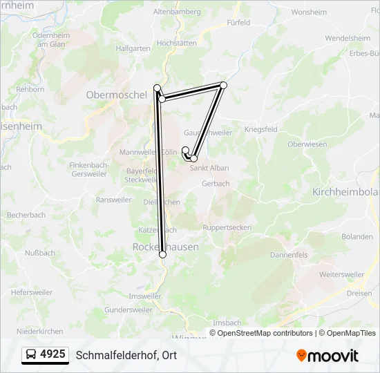 4925  Line Map