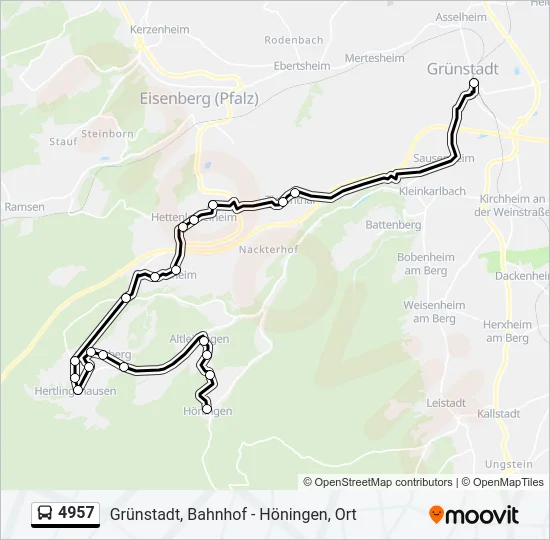 4957  Line Map