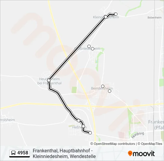 4958  Line Map