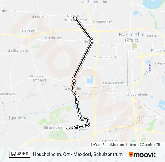 4980  Line Map