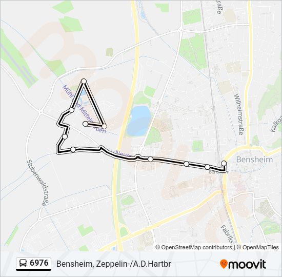  6976: карта маршрута