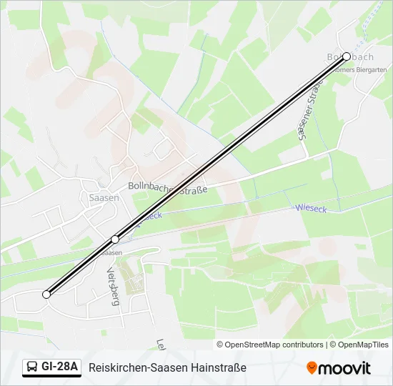 GI-28A Bus Line Map