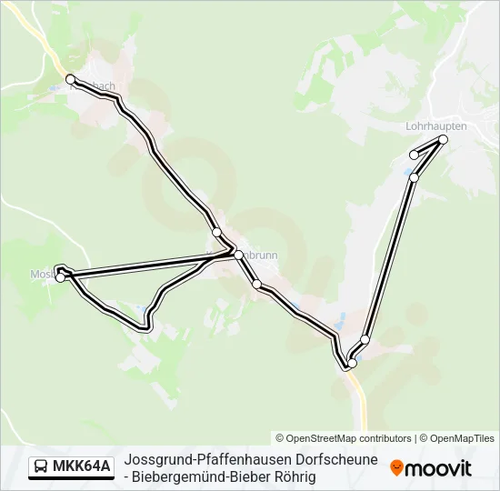 MKK64A Bus Line Map
