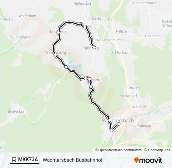 MKK73A Bus Line Map