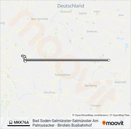 MKK76A Bus Line Map