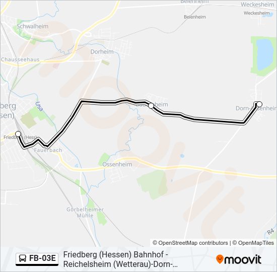 FB-03E Bus Line Map