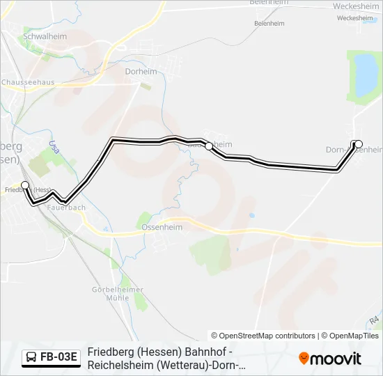 FB-03E Bus Line Map