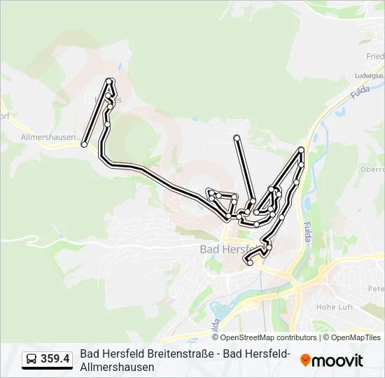 359.4 Bus Line Map