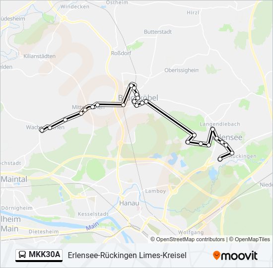 MKK30A Bus Line Map