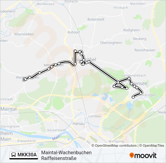 MKK30A Bus Line Map