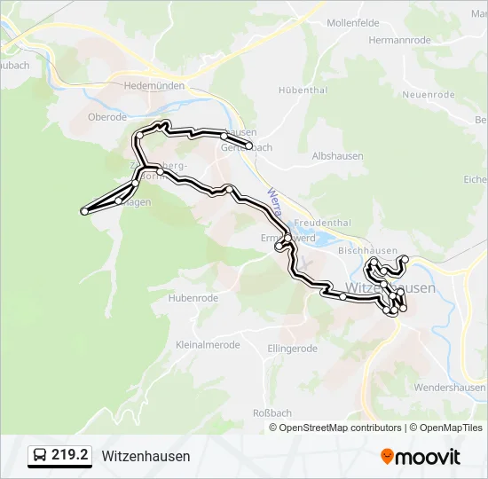 219.2 Bus Line Map