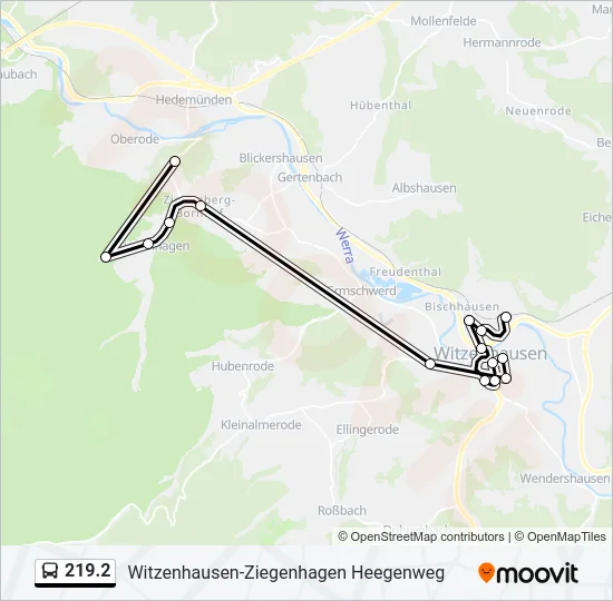 219.2 Bus Line Map