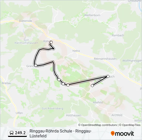 249.2 Bus Line Map
