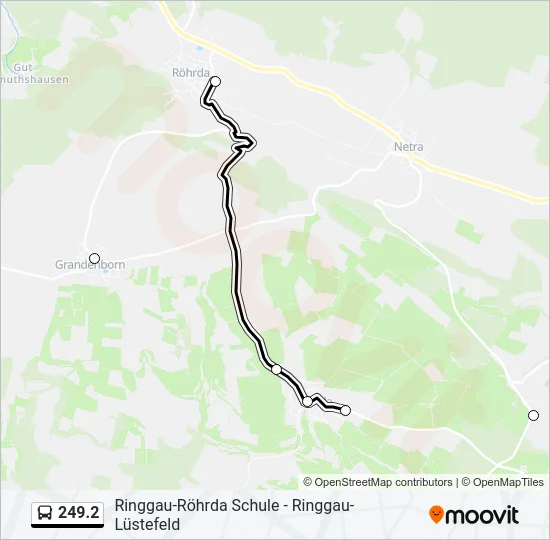 249.2 Bus Line Map
